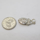Sterling Silver Scottish Sporen Charm Pendant Vintage c1970