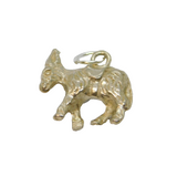 Sterling Silver Donkey Or Mule Charm Pendant Vintage c1970