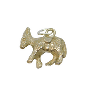 Sterling Silver Donkey Or Mule Charm Pendant Vintage c1970