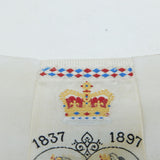 Original Queen Victoria Diamond Jubilee Stevengraph Bookmark 1897 Antique