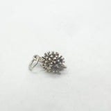 Sterling Silver Prickly Hedgehog Charm Pendant Vintage c1970