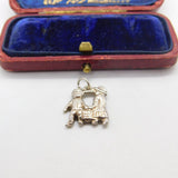 Sterling Silver Jack and Jill Went Up the Hill Charm Pendant Vintage c1970
