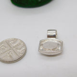 Sterling Silver Opal Drop Charm Pendant Vintage c1970