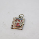 Sterling Silver Innsbruck Souvenir Book Locket Charm Pendant Vintage c1970