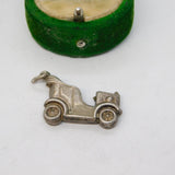 Sterling Silver Classic Car Charm Pendant Vintage c1970