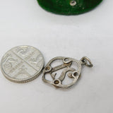 Sterling Silver 21st Birthday Charm Pendant Vintage c1970