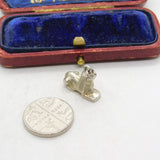 Sterling Silver Sphinx of Egypt Charm Pendant Vintage c1970