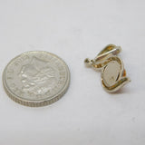 Sterling Silver Baltic Amber Drop Charm Pendant Vintage c1970s