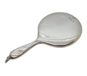 Edwardian Sterling Silver Chatelaine Small Mirror Antique 1910 Birmingham