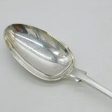 Victorian Sterling Silver Heraldic Crest Basting Spoon Antique c1880s