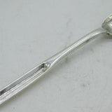 George III Sterling Silver Bone Marrow Scoop Spoon Antique 1776 London