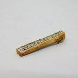 9ct Yellow & White Gold Graduating Diamond Drop Pendant Vintage c1990s