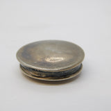 Edwardian Sterling Silver Patch or Counter Box Antique 1909 Birmingham