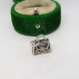 Sterling Silver Handbag Charm Pendant Vintage c1970