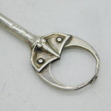 Art Nouveau Sterling Silver Mechanical Sugar Nips Antique 1909 Chester