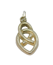 Sterling Silver Celtic Style Charm Pendant Vintage c1970