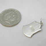 Sterling Silver Enamel Chichester Charm Pendant Vintage c1970