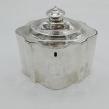 Peter & Jonathan Bateman George III Sterling Silver Tea Caddy Antique 1790