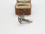 Sterling Silver Rocking Chair Charm Pendant Vintage c1970