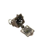 Sterling Silver Nuvo Coins in the Cash Register Charm Pendant Vintage c1970