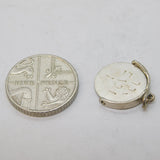 Sterling Silver I Love You Spinner Charm Pendant Vintage c1970s