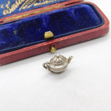 Sterling Silver Traditional Teapot Charm Pendant Vintage c1970