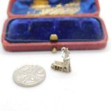 Sterling Silver Openable Church Charm Pendant Vintage c1970