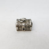 Sterling Silver Treasure Chest Charm Pendant Vintage c1970