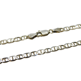Sterling Silver Anchor Link Chain Necklace Vintage c1970s 38cm Length