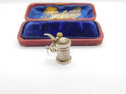 Sterling Silver Beer Tankard Charm Pendant Vintage c1970