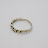 Sterling Silver 5 Connected Stars Studio Style Dress Ring Vintage c1970 Size K