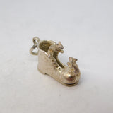 Sterling Silver Mice in the Boot Charm Pendant Vintage c1970