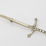 Celtic Art Industries Scottish Sterling Silver Dirk Brooch Vintage c1970