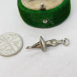 Sterling Silver Ballerina Charm Pendant Vintage c1970