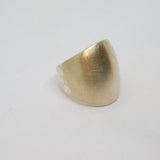 Sterling Silver Mexican Brushed Graduating Band Studio Ring Vintage c1990 Size N