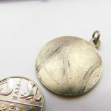 Sterling Silver Nuvo St Christopher Charm Pendant Vintage c1970