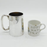 Elizabeth II Sterling Silver Pint Tankard Mug Vintage 1961 London