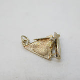 Sterling Silver Sailing Yacht Charm Pendant Vintage c1970s