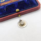 Sterling Silver Pilgrim's Hat Charm Pendant Vintage c1970