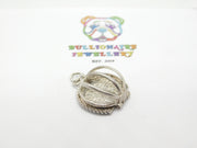 Sterling Silver Openable Lobster Pot Charm Vintage c1970