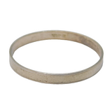 Charles Horner Sterling Silver Christening Bangle Bracelet Antique Art Deco