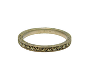 Sterling Silver Marcasite Narrow Band Deco Dress Ring Antique c1930 Size O 1/2