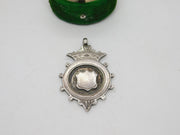 Sterling Silver Crown Pattern Sporting Fob Medal Antique 1921 Birmingham