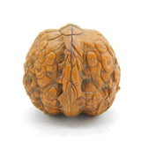 19th Century Japanese Carved Walnut Scholar Pattern Ornament Antique c1830s