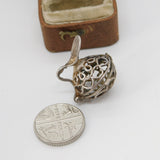 Sterling Silver Wine Jug Charm Pendant Vintage c1970