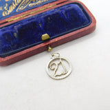 Sterling Silver 21st Birthday Charm Pendant Vintage c1970