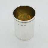 Victorian Sterling Silver Beaker Cup Antique 1866 London