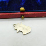 Sterling Silver John Bull 'The Englishman' Charm Pendant Vintage c1970