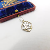 Sterling Silver 18th Birthday Commemorative Charm Pendant Vintage c1970