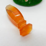 Victorian Red Carnelian Agate Uncut Seal Antique c1860
